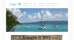 Desktop Screenshot of escape2bvi.com